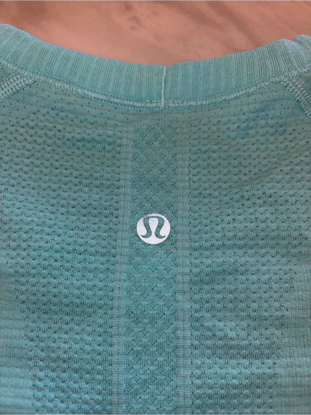 Lululemon Swiftly Tech Short Sleeve Top Aqua Blue Athletic Running Shirt